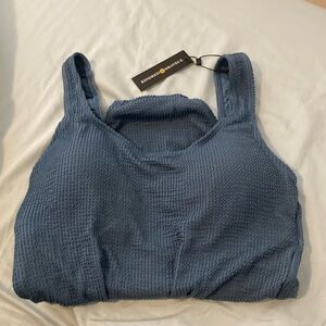 Maternity swimsuit, Kindred Braverly, size large (L), blue